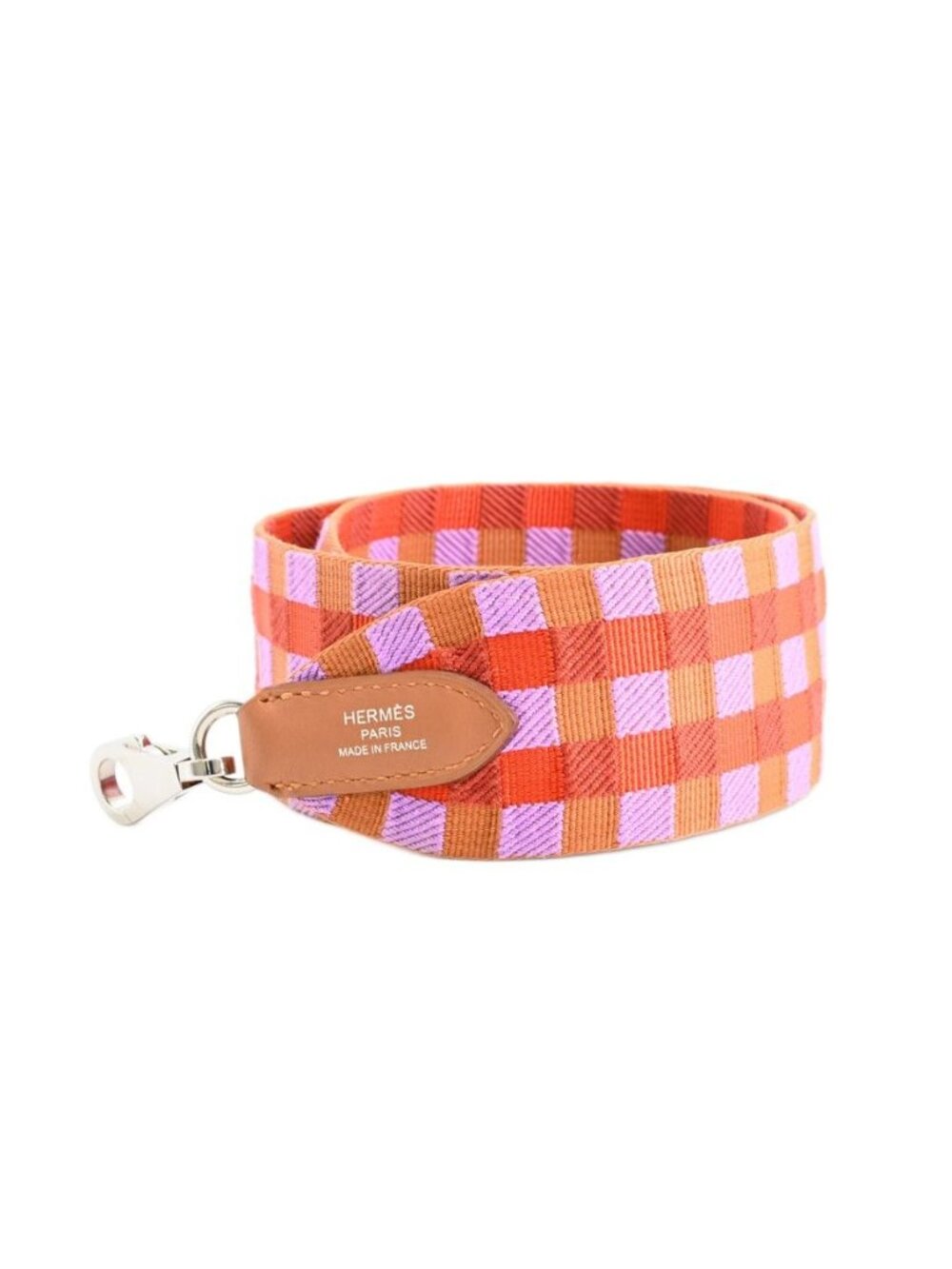 Hermes Strap Bandouliere Sangles Maxi Quadrilles